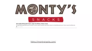 https montysnacks com