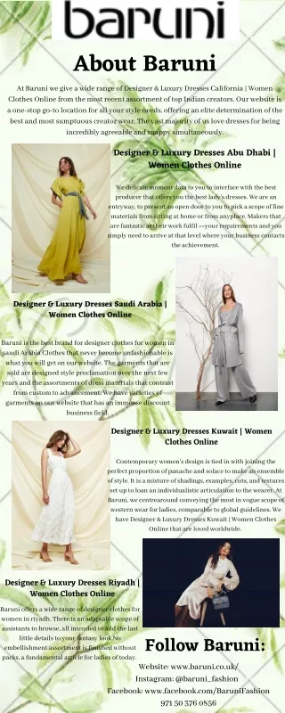Designer & Luxury Dresses Riyadh  Women Clothes Online new