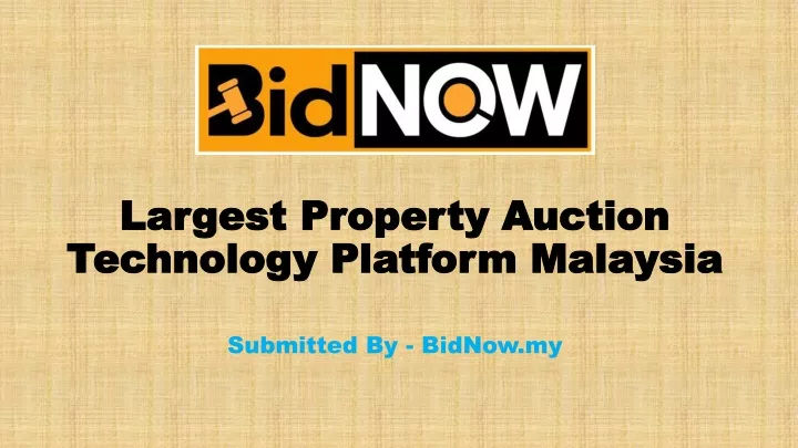 largest property auction technology platform malaysia