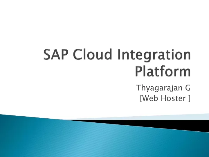 sap cloud integration platform