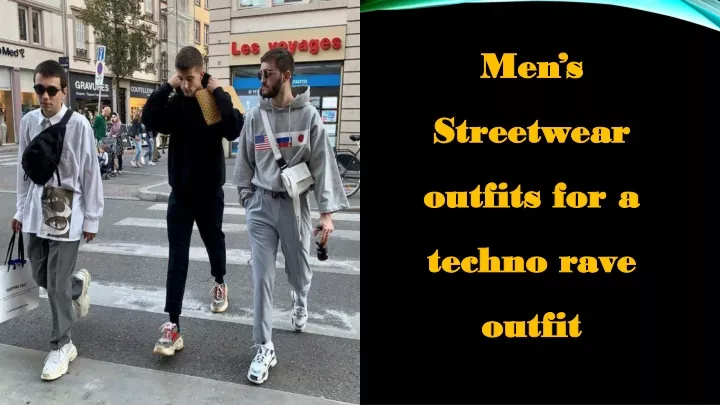 men s streetwear outfits for a techno rave outfit