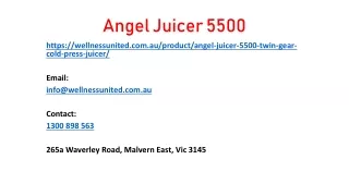An overview of Angel Juicer 5500: Everything You Need to Know
