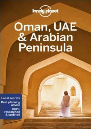 [News]tranding books Lonely Planet Oman, UAE  Arabian Peninsula