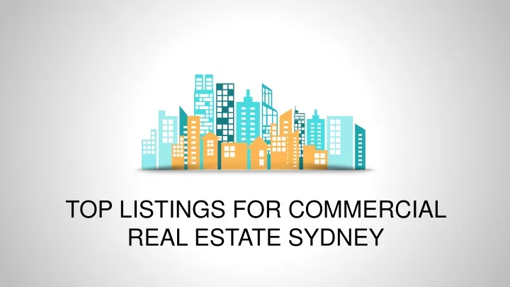 top listings for commercial real estate sydney