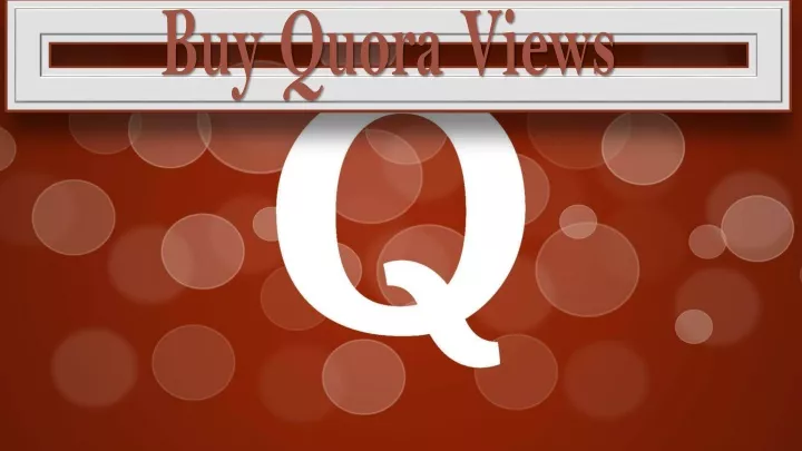 buy quora views