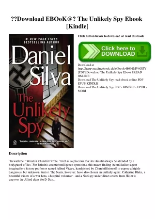 Download EBOoK@ The Unlikely Spy Ebook [Kindle]