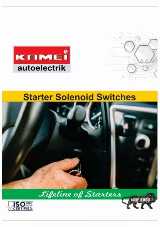 Plus Series Solenoid Switches | Fargo Auto Electricals