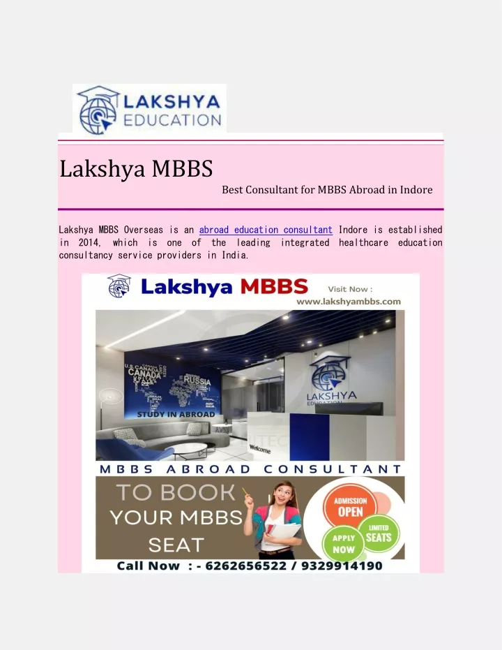 lakshya mbbs best consultant for mbbs abroad