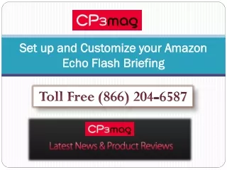 set up and customize your amazon echo flash briefing