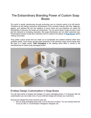 the extraordinary branding power of custom soap