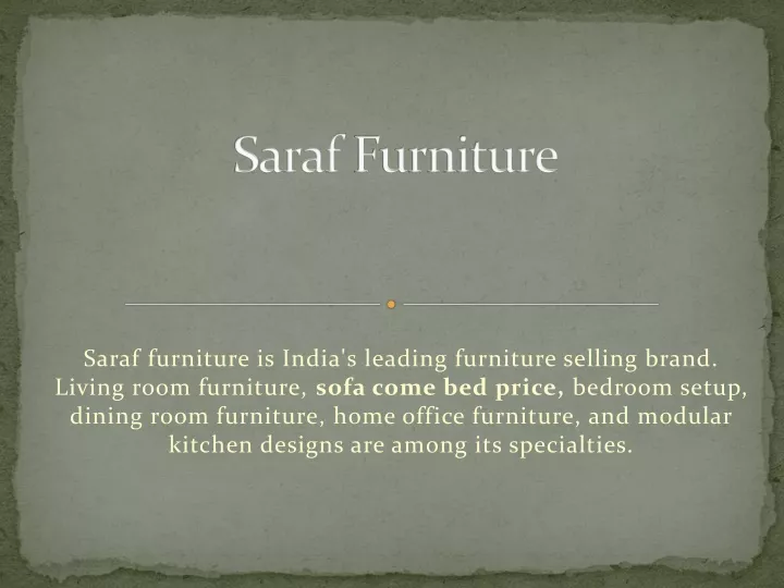 saraf furniture