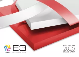 E3 Introduce First Time In India Paper Laminates Matching with Edge Band.