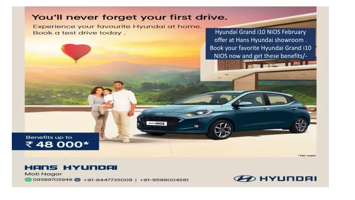 hyundai grand i10 nios february offer at hans