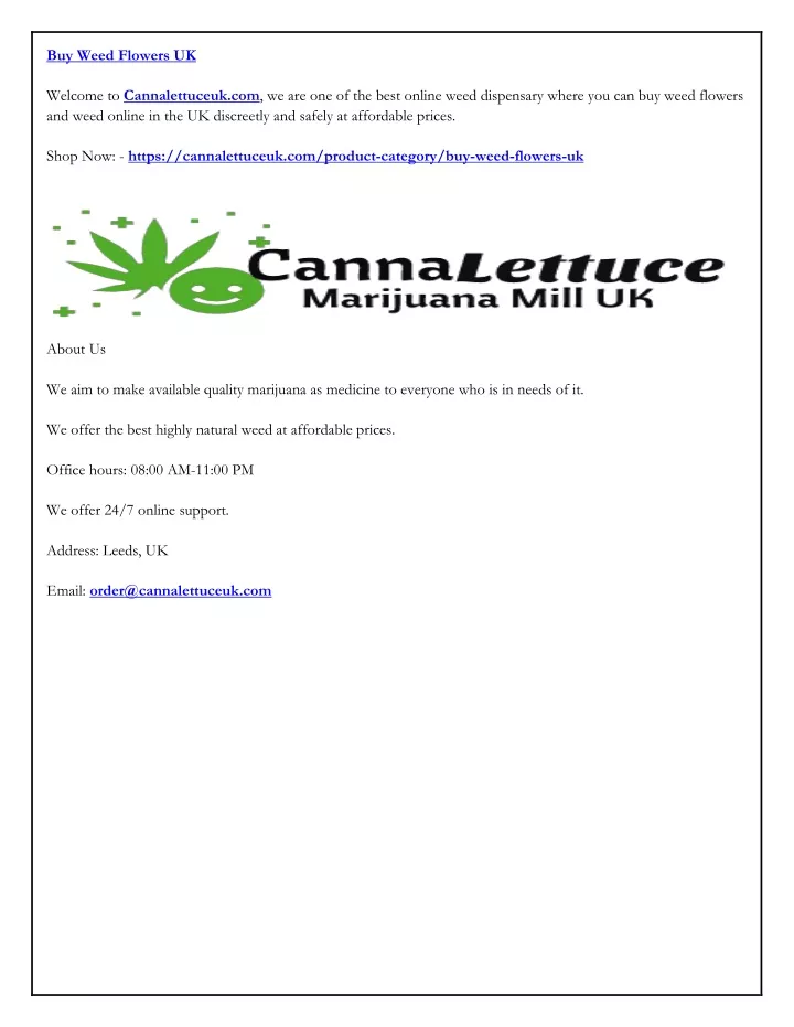 buy weed flowers uk welcome to cannalettuceuk