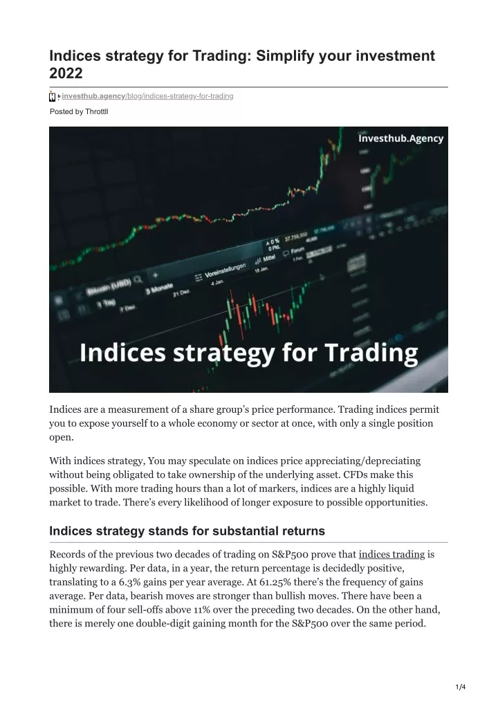 indices strategy for trading simplify your