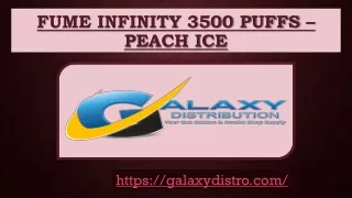 Fume Infinity 3500 Puffs – Peach Ice