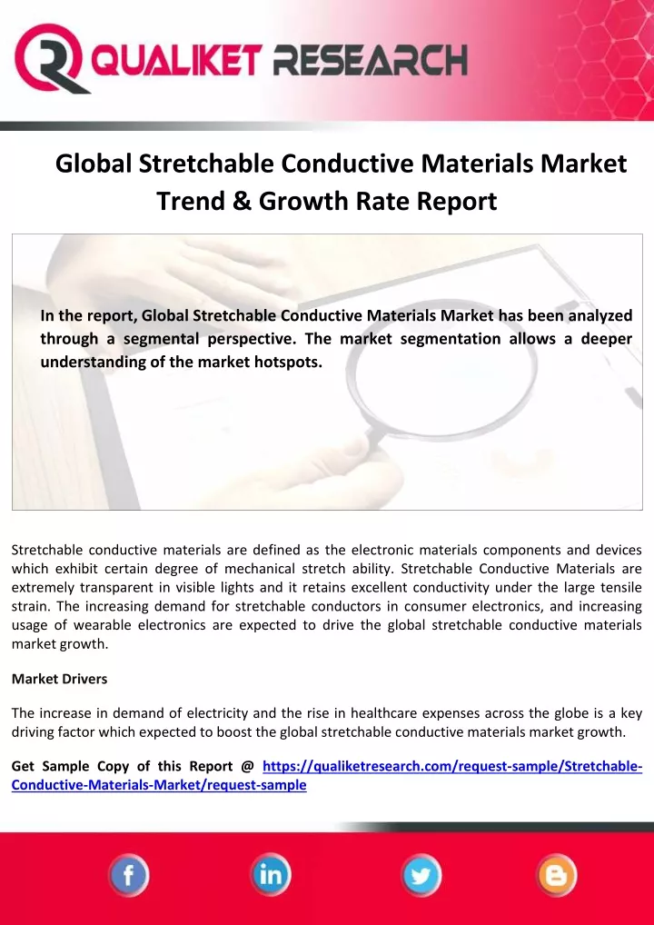 global stretchable conductive materials market