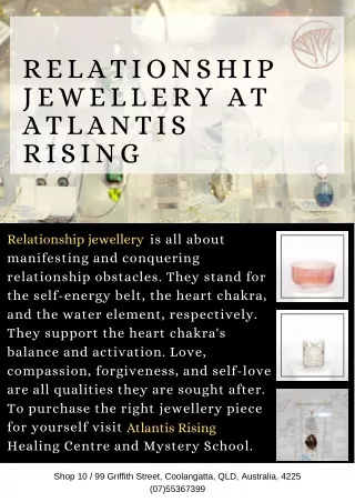 Relationship Jewellery at Atlantis Rising