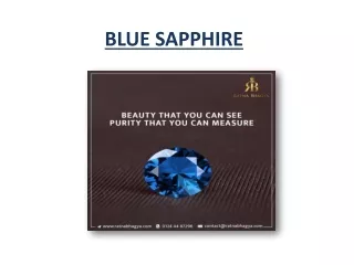 BLUE SAPPHIRE