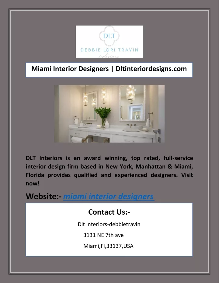 miami interior designers dltinteriordesigns com