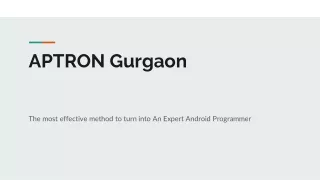aptron gurgaon