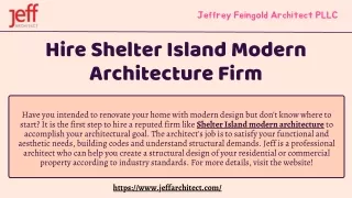 Best Shelter Island Architectural Firms