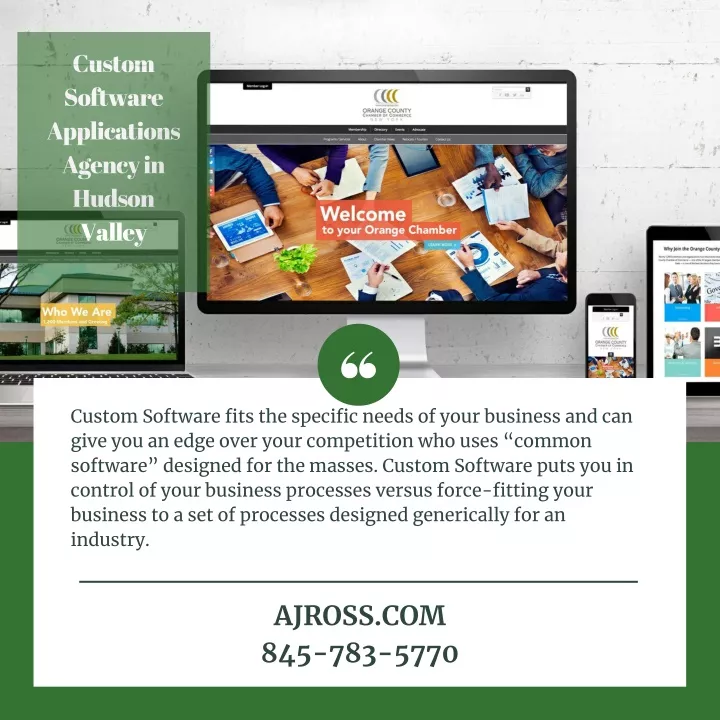 custom software applications agency in hudson