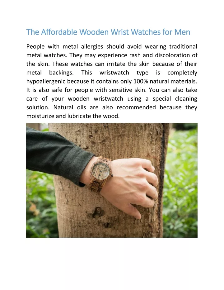 the affordable the affordable wooden wrist