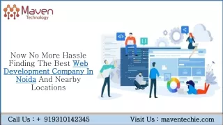 Now No More Hassle Finding the Best Web Development Company in Noida and Nearby Locations