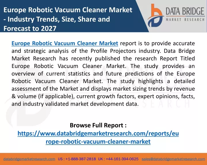 europe robotic vacuum cleaner market industry