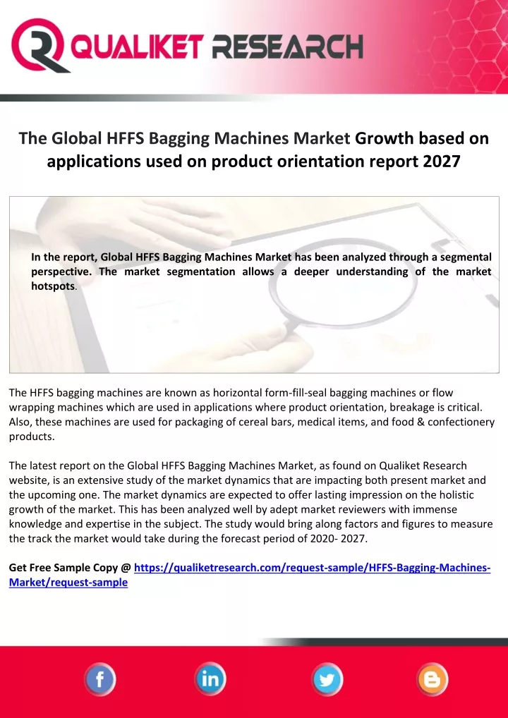 the global hffs bagging machines market growth