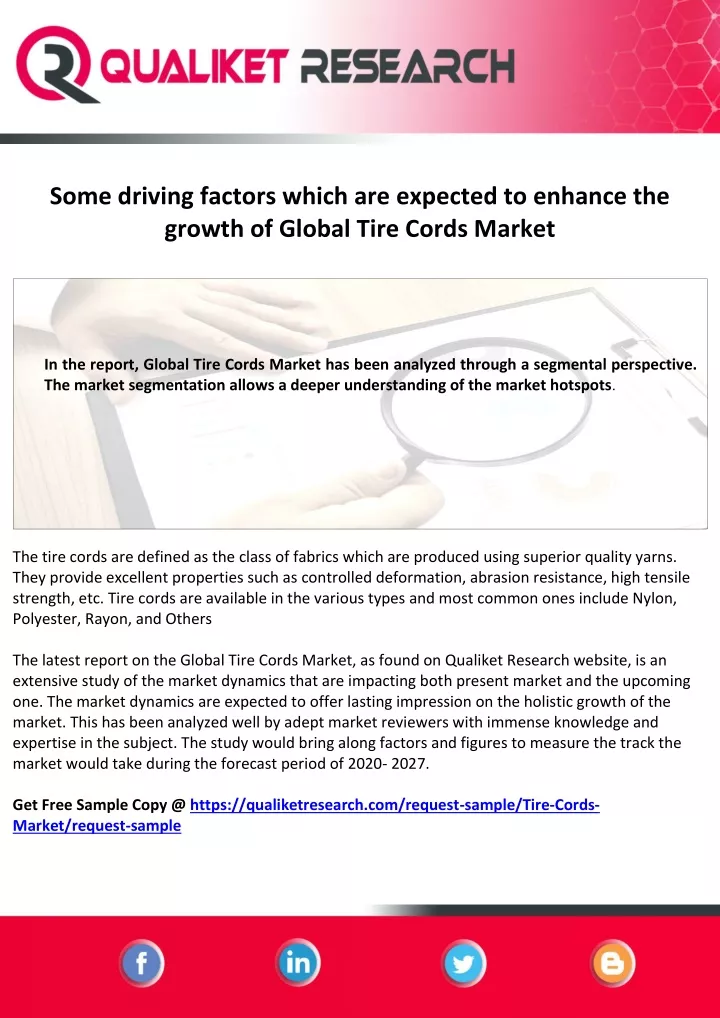 some driving factors which are expected
