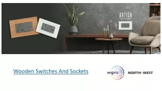 Wooden Switches And Sockets