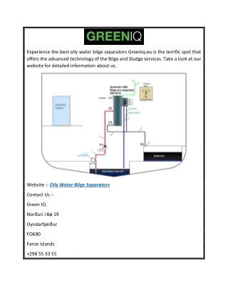 Oily Water Bilge Separators  Greeniq.eu