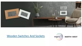Wooden Switches And Sockets