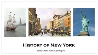 history of new york