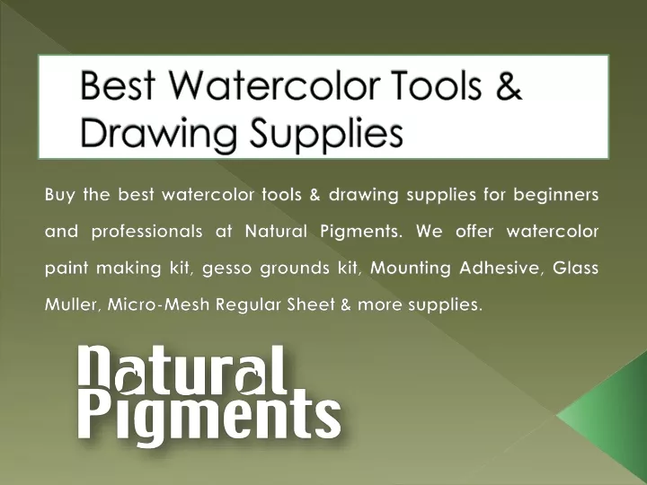 best watercolor tools drawing supplies