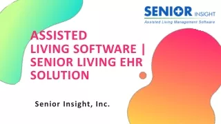 Benefits of eMAR/EHR Senior Living