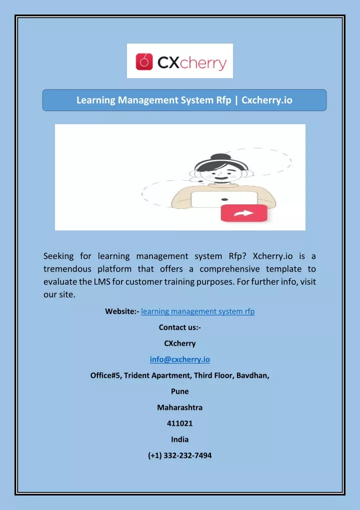 learning management system rfp cxcherry io