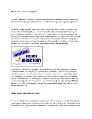 search business directory
