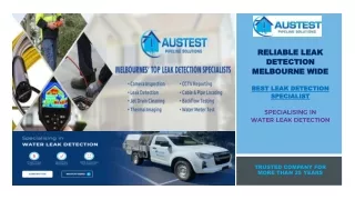 Water Leak Detection Melbourne