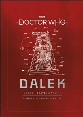 [DOWNLOAD] for free  Doctor Who: Dalek Combat Training Manual