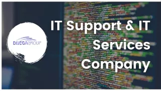 IT Support & IT Services Company