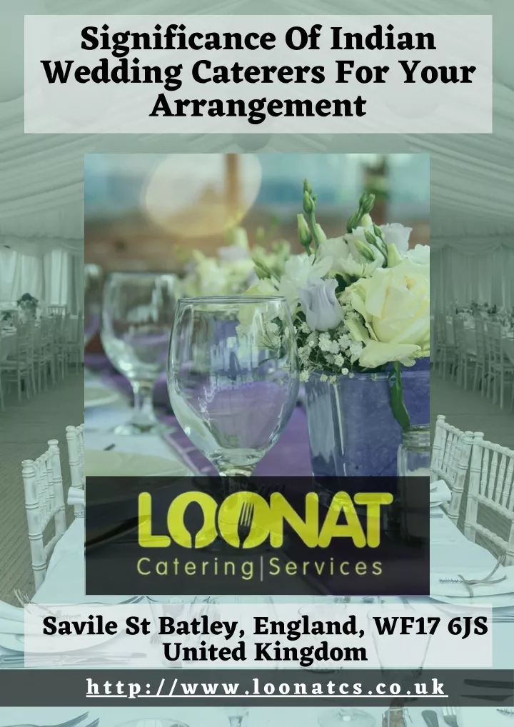 significance of indian wedding caterers for your