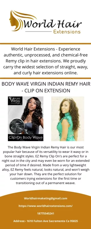 Best Quality Hair Extensions | World Hair Extensions