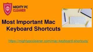 Most Important Mac Keyboard Shortcuts