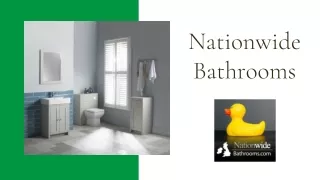 Bathroom Furniture Online UK - Nationwide Bathrooms