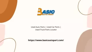 Used Auto Parts  Used Car Parts Auto Salvage Yards