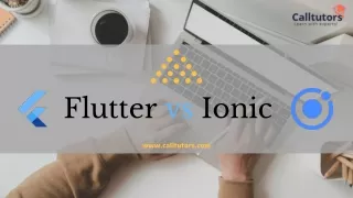 flutter vs ionic