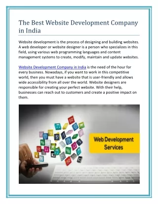 Best web development company